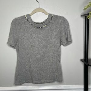 romantic anthropologie pearl top